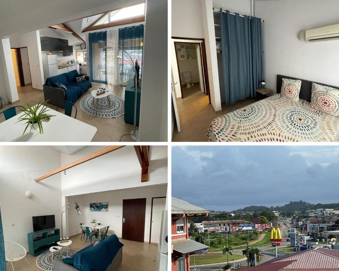 Nana Cocooning- C42- Vue Panoramique - Appartement Cosy Et Lumineux- Cuisine Equipee- Clim-Terrasse Cayenne Exterior foto